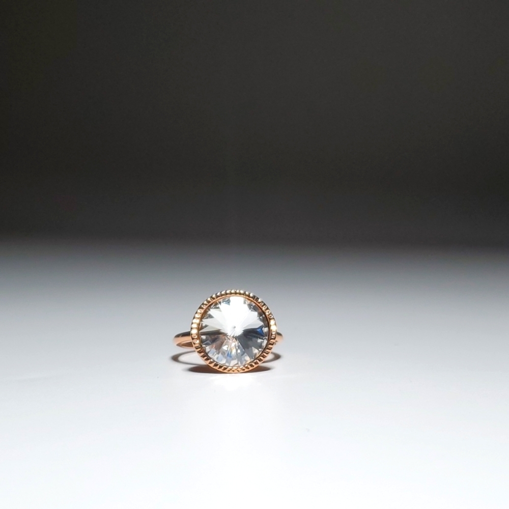 Ted Baker Rada Crystal Rivoli Ring - Picture 2 of 4